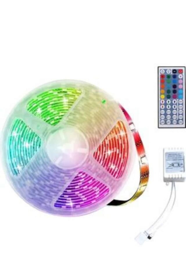 RGB Neon Şerit Led Lamba 10 Metre İç Mekan Tasarımına Uygun - Lisinya