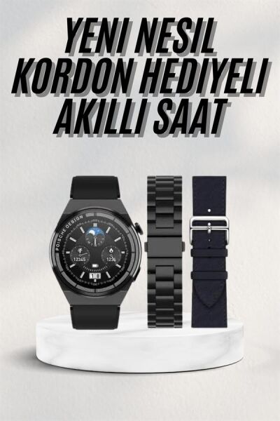 En Çok Tercih Edilen Akıllı Saat Amoled Ekran Nabız Sensörü GPS Uyumlu Adımsayar - Lisinya
