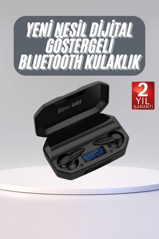 Rgb Işıklı Çift Mikrofonlu Siyah Profesyonel Oyuncu Kulaklığı Kablosuz Kulakiçi - Lisinya