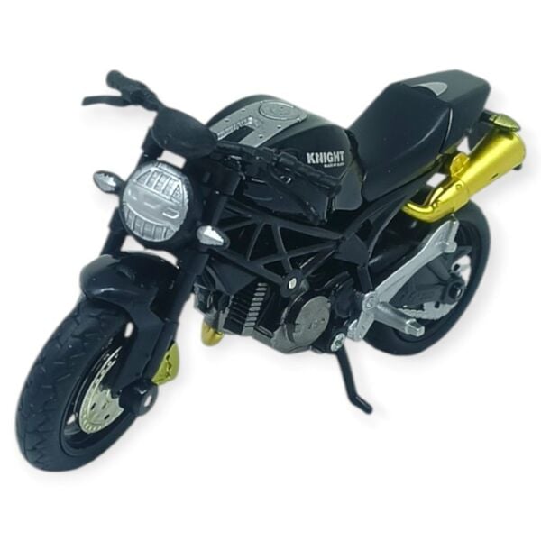 1:18 Ölçekli Model Standlı Motosiklet - Siyah (Lisinya)