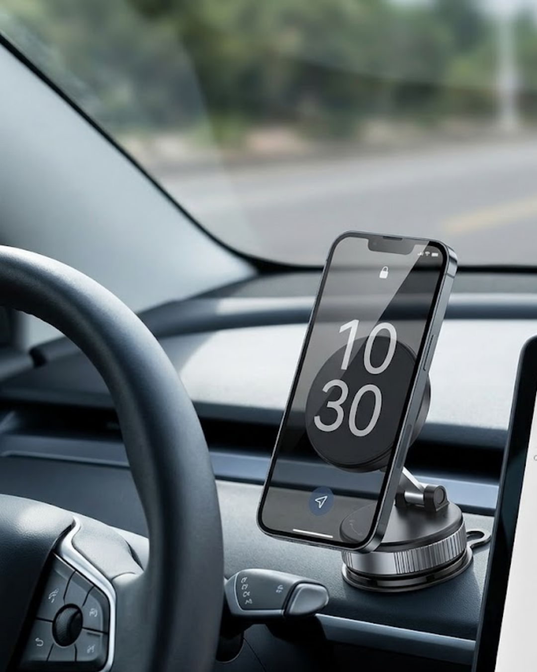 Güçlü Mıknatıslı Araç Telefon Tutucu 360 Derece Döner Stand - Lisinya