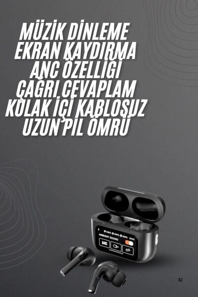 Yeni Nesil Pro Ekranlı Bluetooth Kulaklık 5.0 Bluetooth Yeni Nesil - Lisinya