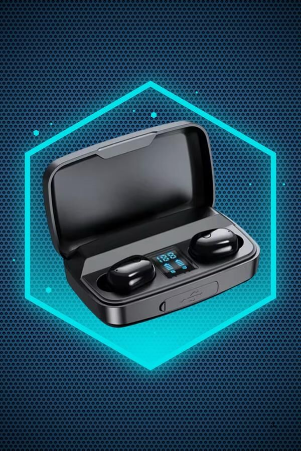 Dijital Göstergeli Bluetooth Kulaklık Kablosuz TWS Stereo Bluetooth 5.0 - Lisinya