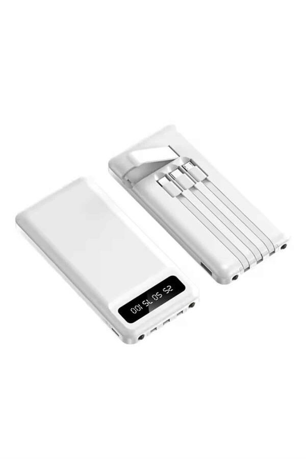 YamanHobi 20000 mAh Powerbank 4 Çıkışlı Hızlı Şarjlı Taşınabilir Şarj Cihazı Siyah