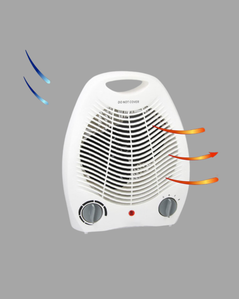 2000W Taşınabilir Elektrikli Fanlı Isıtıcı – Hızlı Isınma, Kompakt Boy - Lisinya