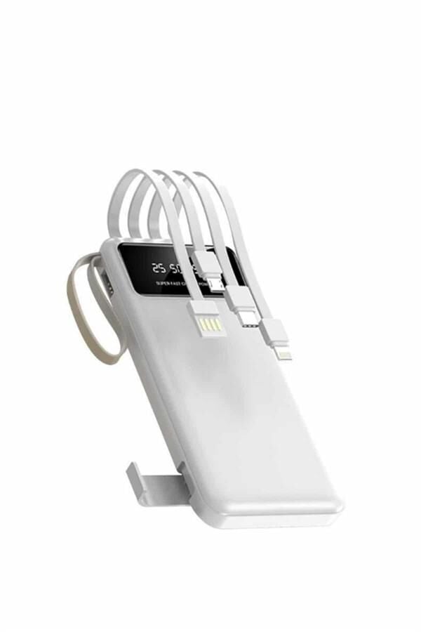 Powerbank Şarj Cihazı 4 Çıkışlı 20.000 MAH Powerbank Taşınabilir Çoklu Giriş - Lisinya