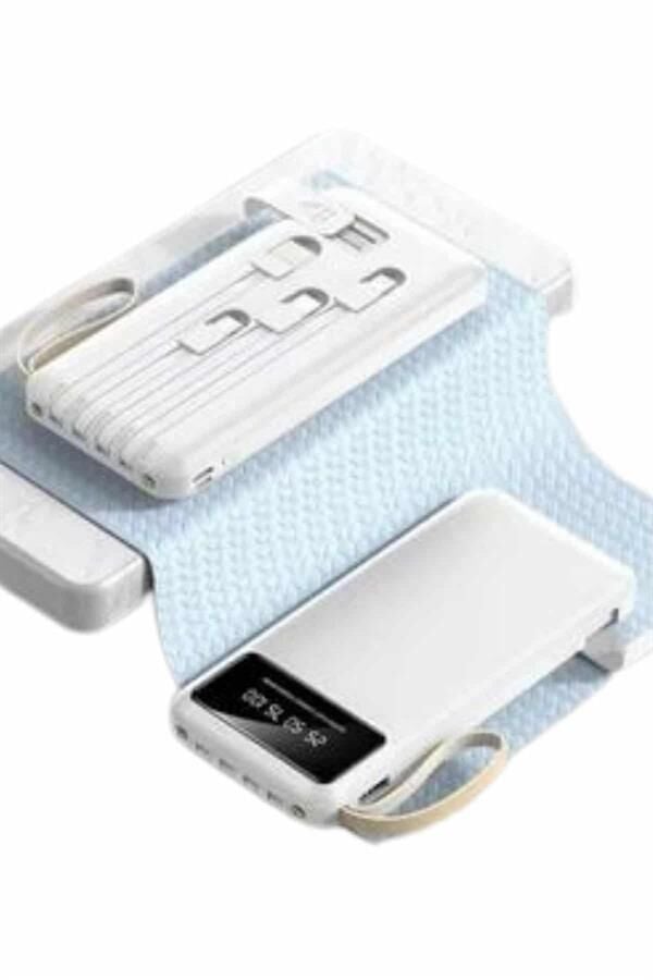 Powerbank Şarj Cihazı 4 Çıkışlı 20.000 MAH Powerbank Taşınabilir Çoklu Giriş - Lisinya