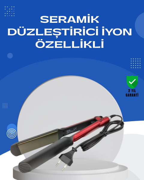 Iyon Teknolojili Düzleştirici – Düzleştirici ve Dalga Yapma Özellikli - Lisinya