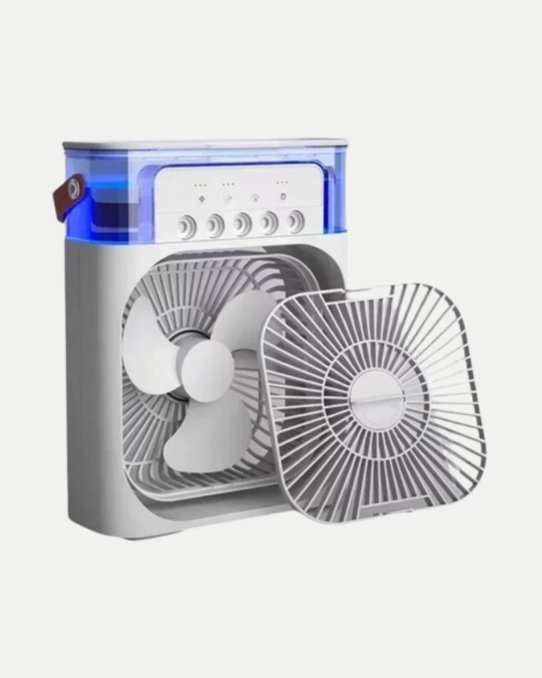 Taşınabilir Mini Klima Fan 3’ü 1 Arada Soğutucu, Nemlendirici ve Gece Lambası - Lisinya