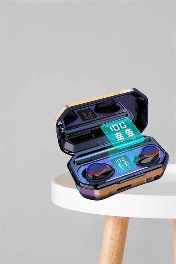 Çift Bluetooth Kulaklık Dokunmatik Kontrol Kulak İçi Mikrofonlu Kablosuz Kulaklık