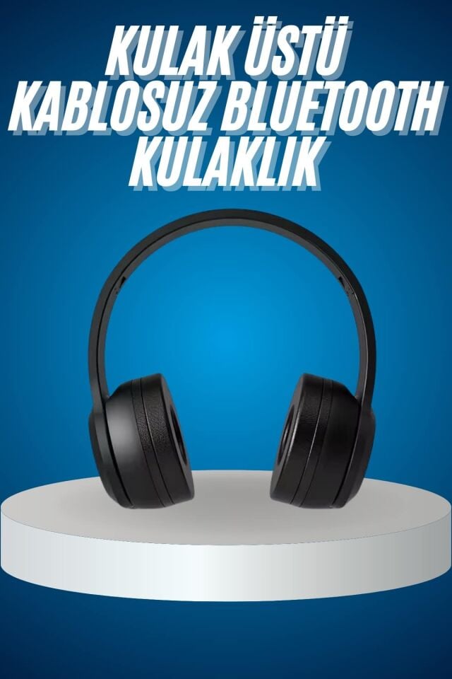 Wireless 5.0 Bluetooth Kablosuz Kulaklık ANC Özellikli Kulak Üstü Ayarlanabilir - Lisinya