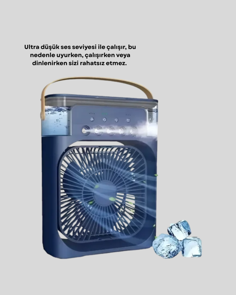 Turbo Teknolojili Ayarlanabilir Sessiz Masa ve Ofis Fanı - Lisinya