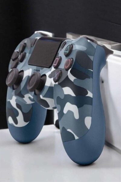 PS4 Oyun Kolu Kamuflaj Desenli Joystick