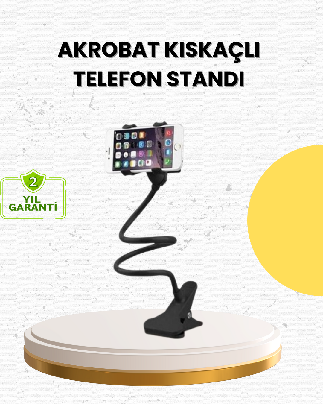 Masa ve Araç İçi Kullanıma Uygun Akrobat Telefon Tutucu - Lisinya