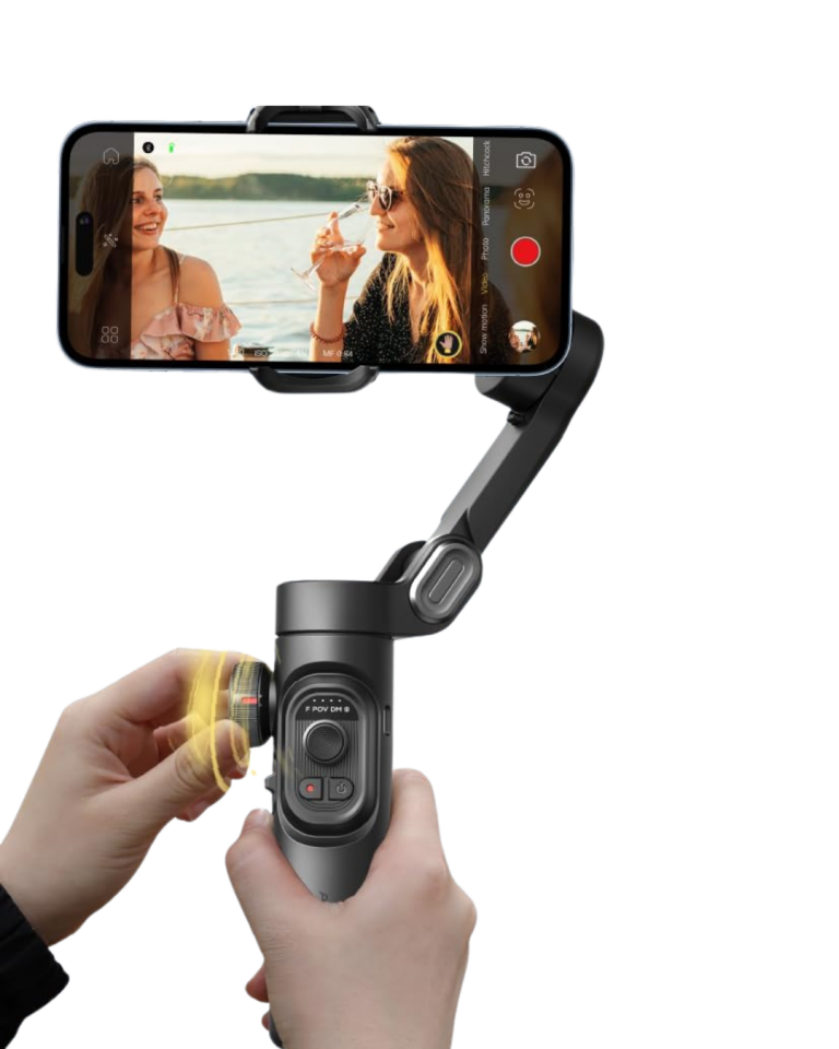 Profesyonel Telefon Video Sabitleyici Gimbal Stabilizer Vlog Aparatı - Lisinya