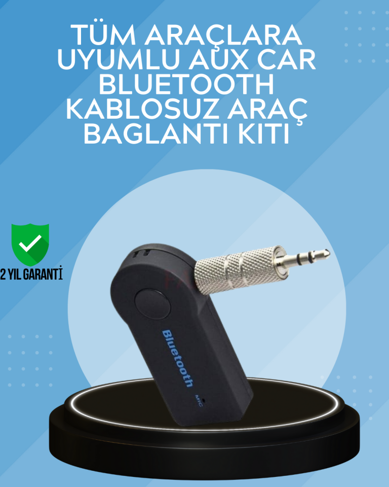 Kablosuz Bağlantı ile Müzik ve Görüşme Araç Kiti - Lisinya