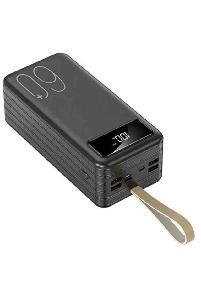 Powerbank Yüksek Kapasiteli 60.000 Mah Hızlı Şarj Şarj Özellikli Batarya - Lisinya
