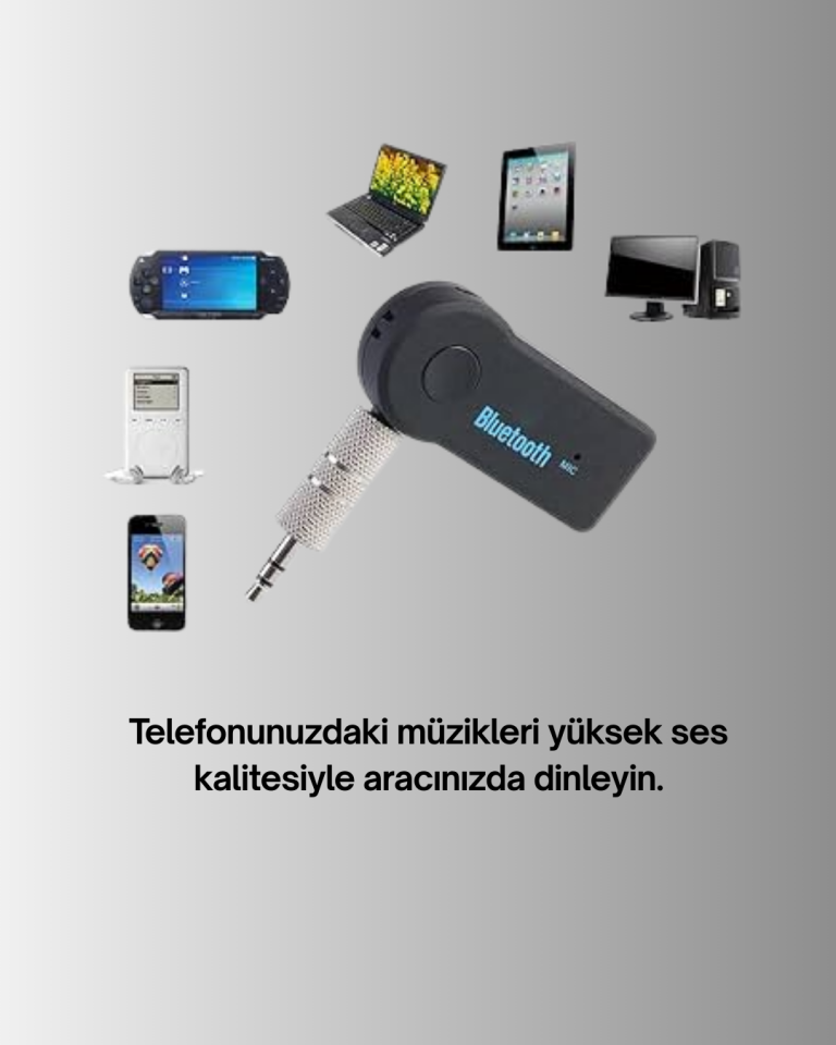 Eller Serbest Özellikli Bluetooth AUX Araç Kiti - Lisinya