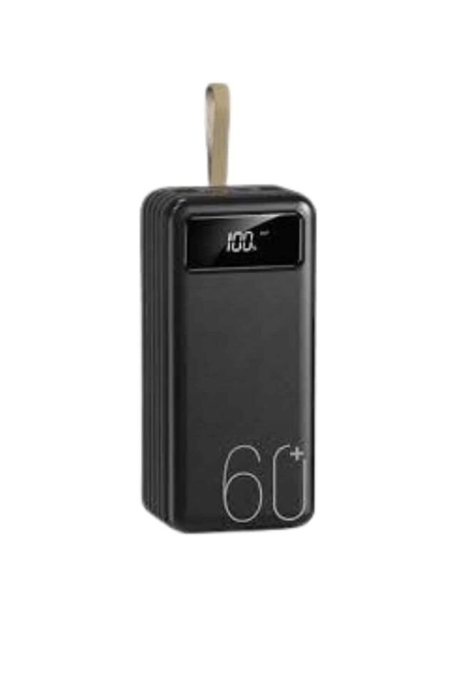 Powerbank 60.000 Mah Taşınabilir Şarj Hızlı El Fenerli Dijital Göstergeli - Lisinya