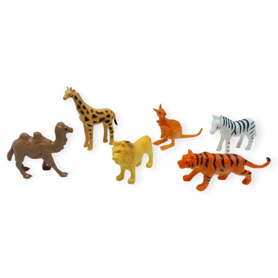 Hayvan Figürleri - Aksesuarlı Vahşi Hayvanlar Seti  - Mini Set 30 Parça (Lisinya)
