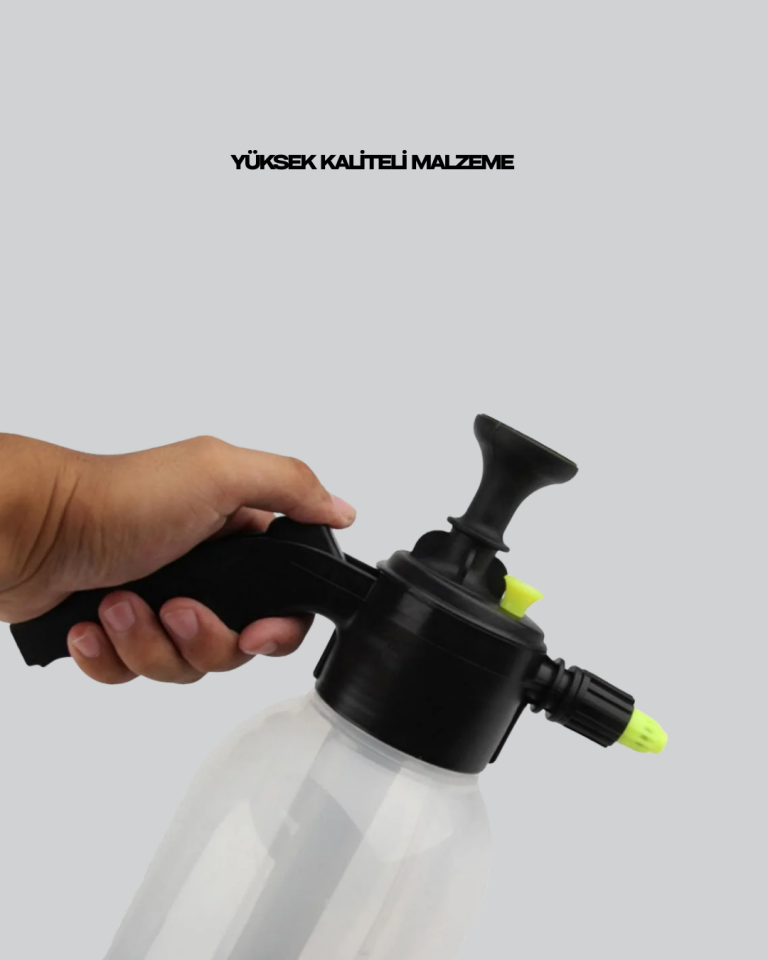 Köpük Püskürtücü 2 Litre Dayanıklı Manuel Basınçlı Yıkama Şişesi - Lisinya