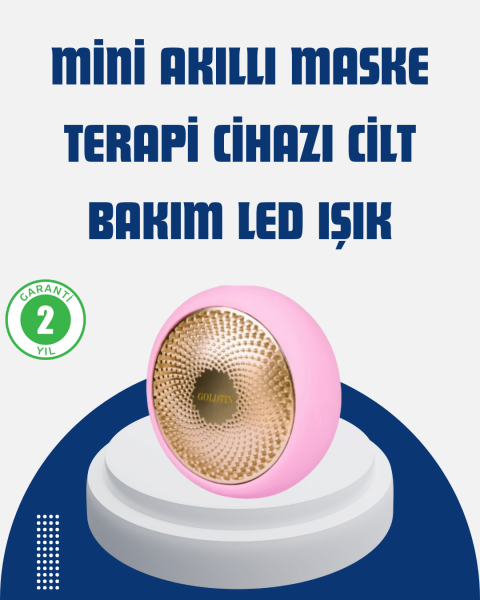 LED Işık Terapisi ve Termoterapi Özellikli Hızlı Cilt Bakım Cihazı