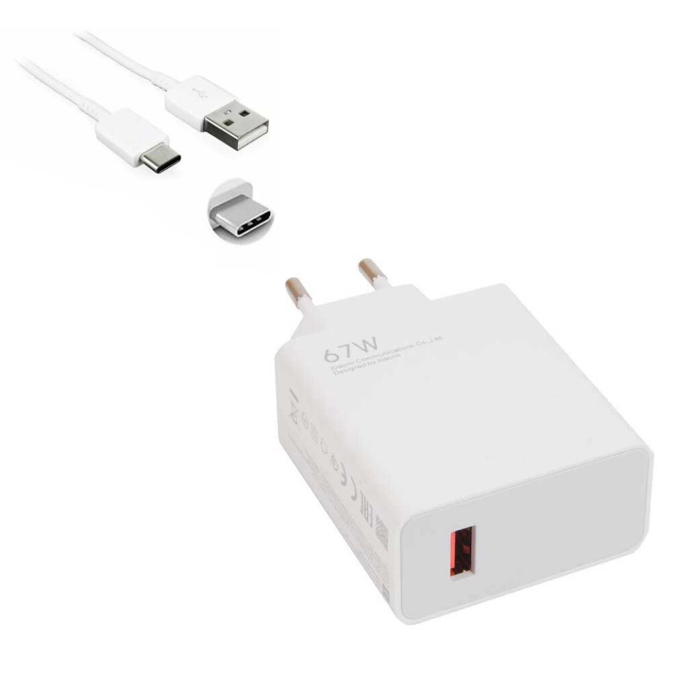YamanHobi 67W USB Type-C Hızlı Şarj Adaptörü Type-C Kablolu Şarj Seti