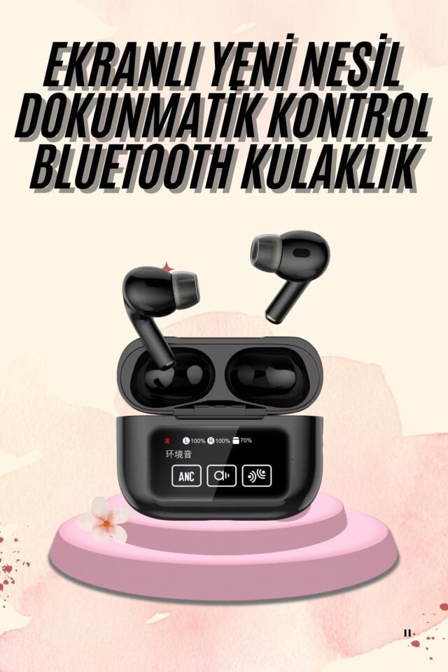 Yeni Nesil Pro Ekranlı Bluetooth Kulaklık 5.0 Bluetooth - Lisinya