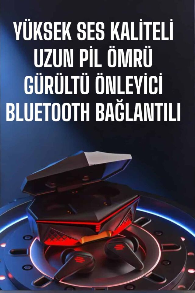 Yeni Nesil Oyuncu Kulaklığı Gürültü Önleyici Uzun Pil Ömrü Bluetooth Bağlantılı - Lisinya