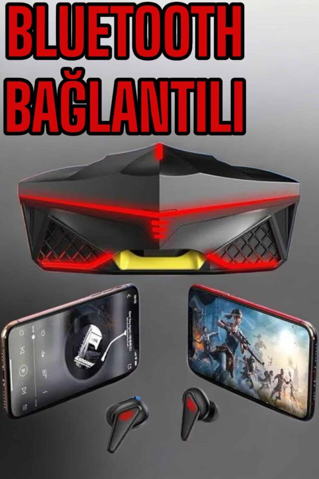 Yeni Nesil Oyuncu Kulaklığı Gürültü Önleyici Uzun Pil Ömrü Bluetooth Bağlantılı - Lisinya