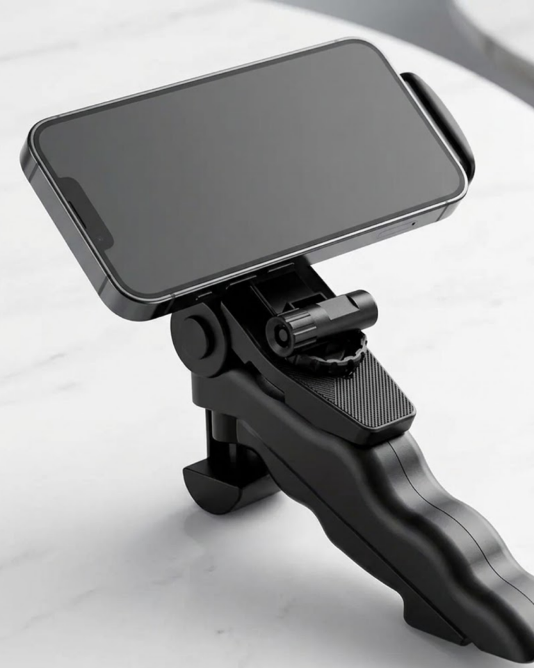 Katlanabilir Mini Telefon Tripodu Masaüstü Telefon Standı 360 Derece Ayarlanabilir - Lisinya