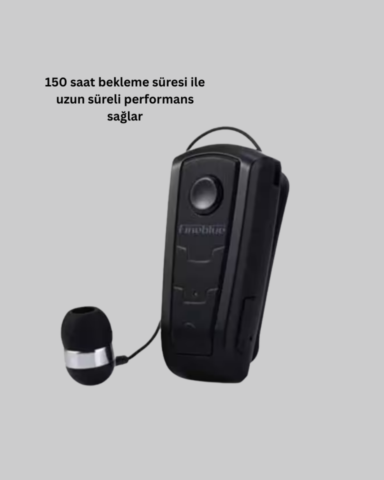YamanHobi Bluetooth Kulaklık Mikrofonlu Kablosuz Tekli Kulaklık Çift Cihaz Bağlantılı
