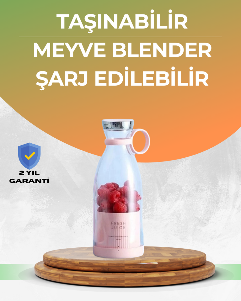 Kompakt ve Şık Tasarımlı Taze Meyve Suyu Hazırlayıcı - Lisinya