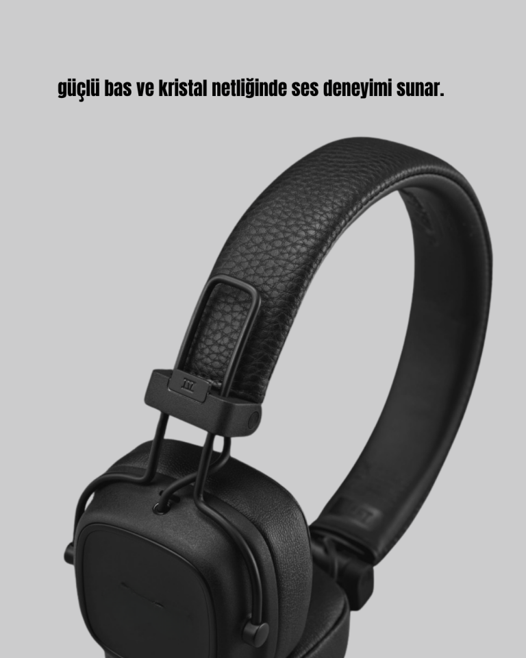 YamanHobi Kablosuz Bluetooth Kulak Üstü Kulaklık Katlanabilir Mikrofonlu