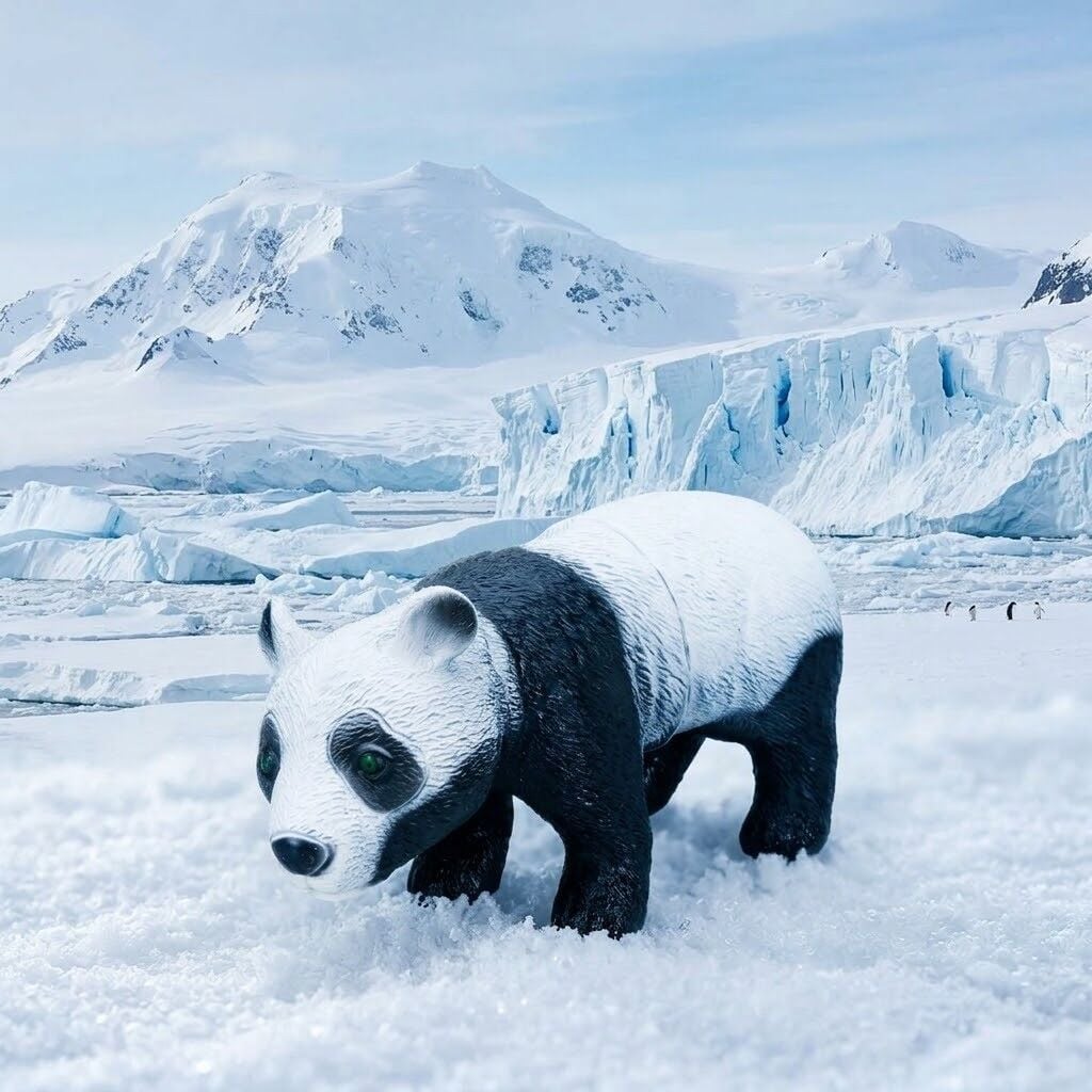 Yumuşak Soft Sesli Vahşi Hayvanlar Dünyası 27 cm - Panda (Lisinya)