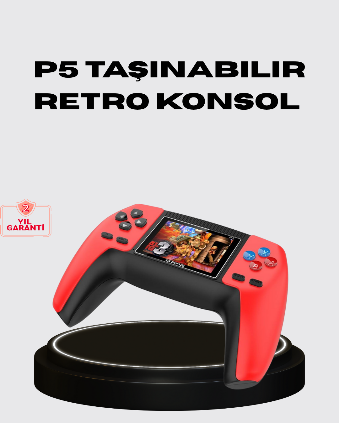 520 Oyunlu Retro Gamepad – Nostaljik Eğlenceyi Her Yere Taşı