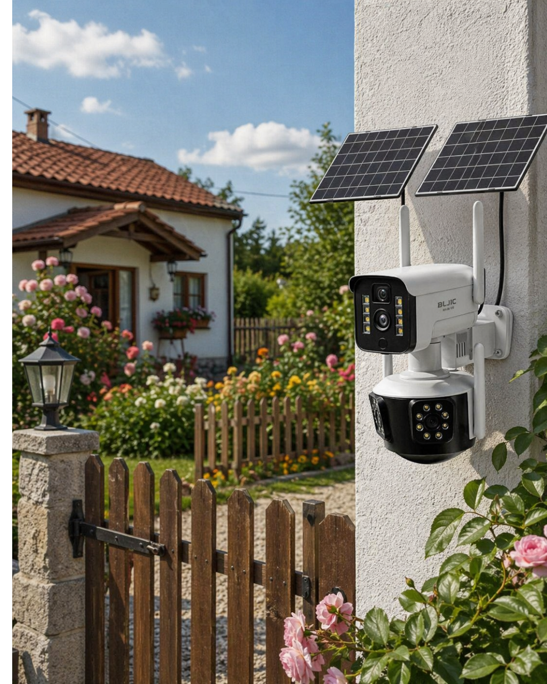 Güneş Enerjili Arsa Kamerası 4G SIM Kartlı Gece Görüşlü Solar Kamera - Lisinya