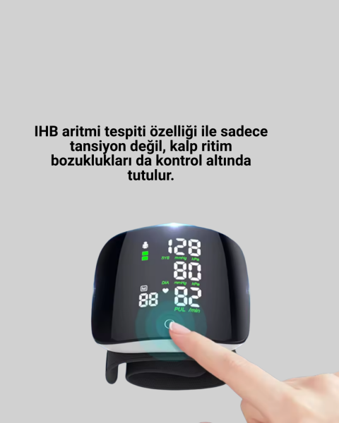 Çift Kullanıcı Hafızalı Tansiyon Ölçer - Lisinya