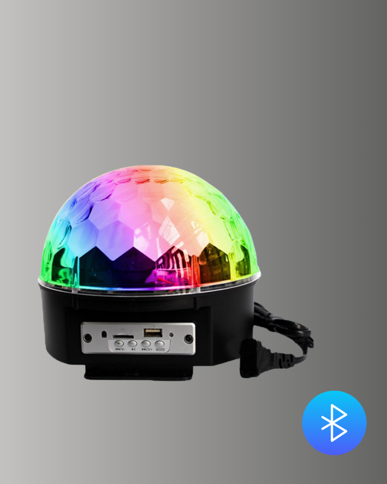 Bluetooth Bağlantılı Renkli Masaüstü Disko Topu Işık Gösterisi - Lisinya