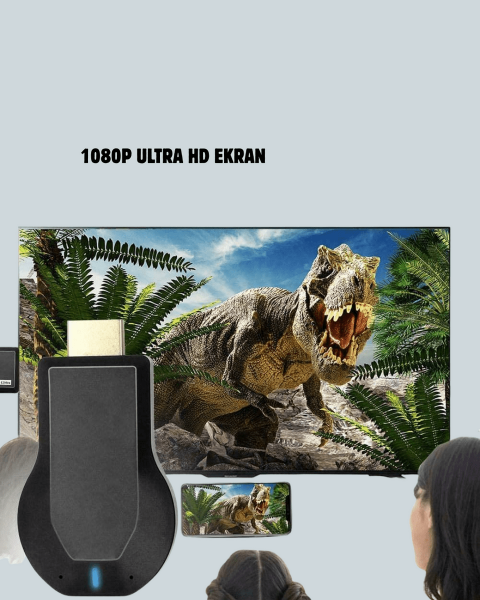 AirPlay ve DLNA Destekli Kablosuz HDMI Ekran Paylaşım Cihazı