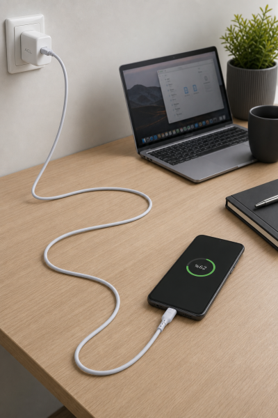USB-A to Type-C Şarj Kablosu 2 Metre Uzun Kablo - Lisinya
