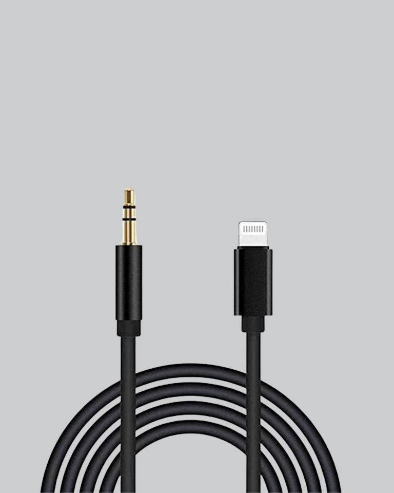 Lightning to 3.5mm Aux Ses Dönüştürücü Kablo 1 Metre Stereo Uyumlu - Lisinya