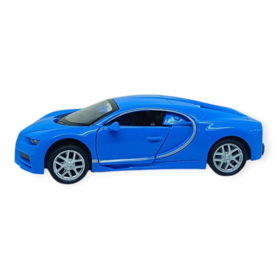 Çek Bırak Metal 12 Cm Model Araba - Mavi (Lisinya)