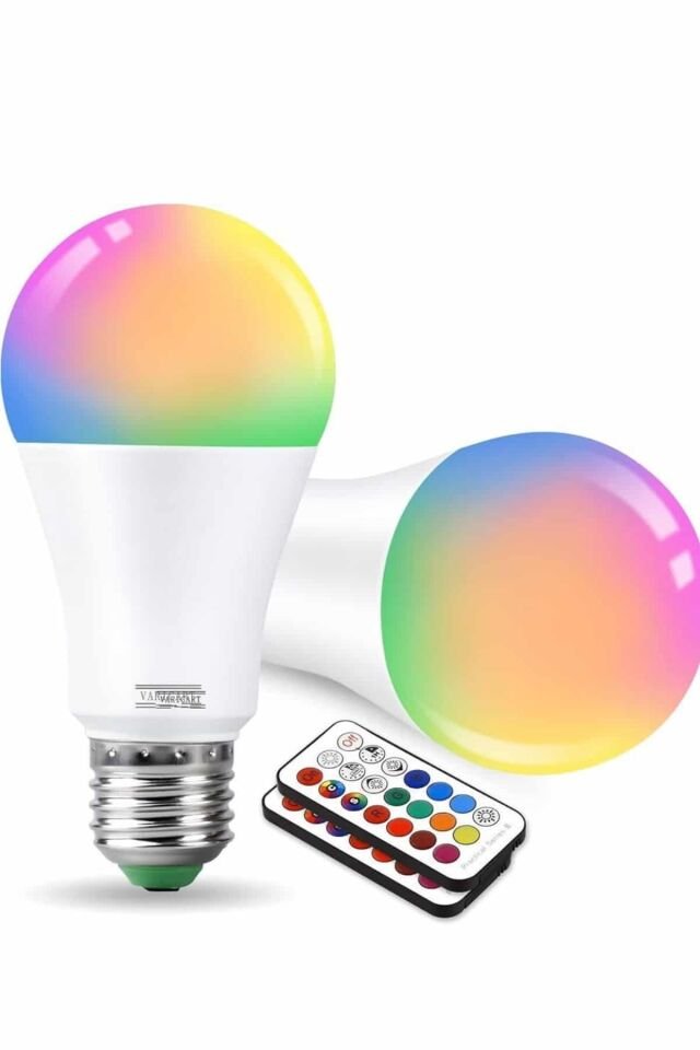 Ambiyans Aydınlatma RGB Led Lamba Kumandalı Renk Değiştirebilen - Lisinya