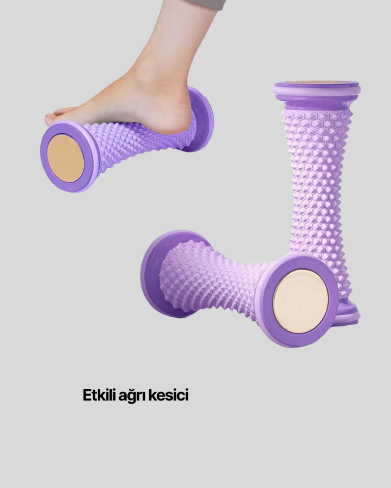 Ayak Masaj Rulosu Akupresur Silindir Kas Gevşetici Taşınabilir - Lisinya