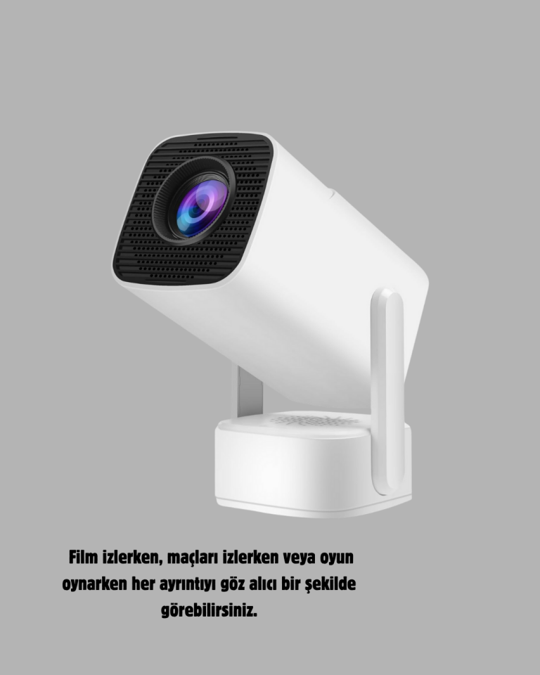 HD 720p Projeksiyon Cihazı – Geniş Ekran, 10.000 Saat Ampul Ömrü, Ev Sineması Deneyimi - Lisinya