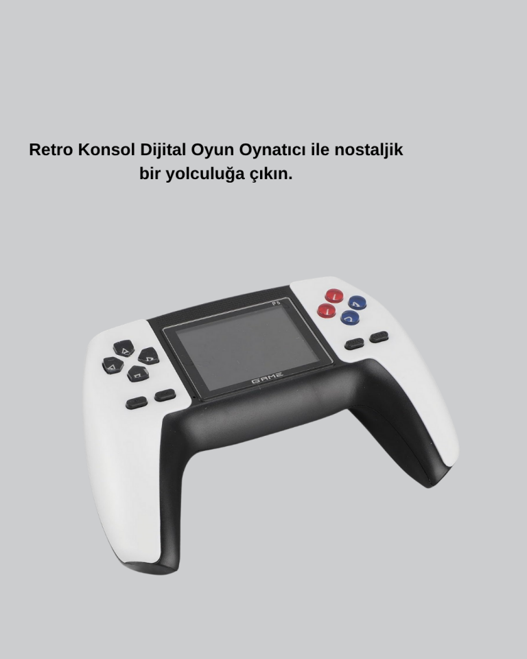 Retro Oyun Konsolu – 520 Klasik Oyun, AV Çıkışlı, Şarjlı Dijital Oyun Deneyimi
