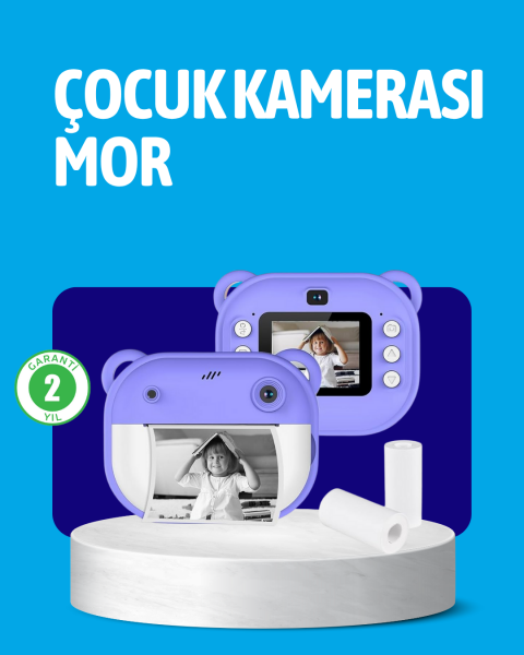 Anında Baskı Özellikli Çocuk Kamerası - Lisinya