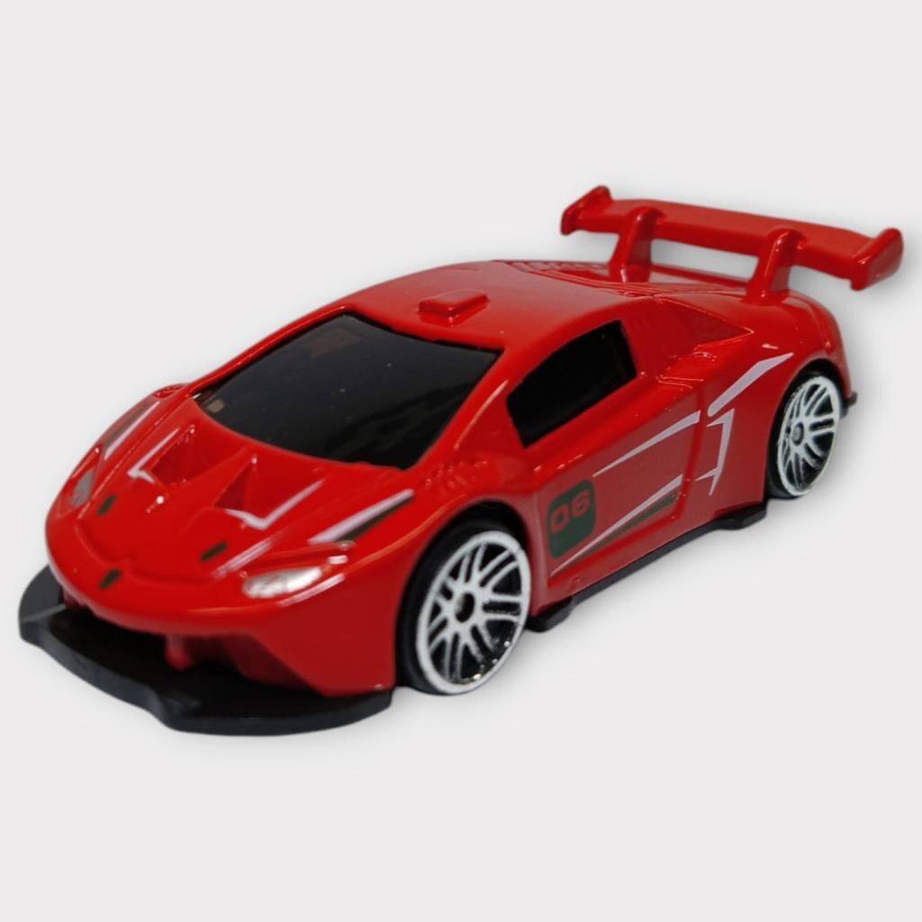 Metal Mini Arabalar  8 cm - Kırmızı - 3 (Lisinya)