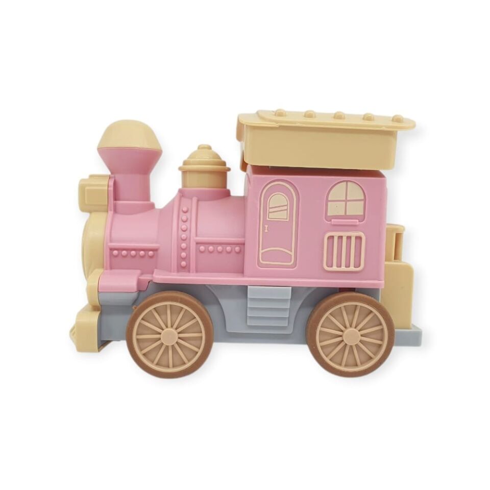 Oyuncak Tren Işıklı Sesli Bas Gitsin 14cm - PEMBE - 8068A (Lisinya)